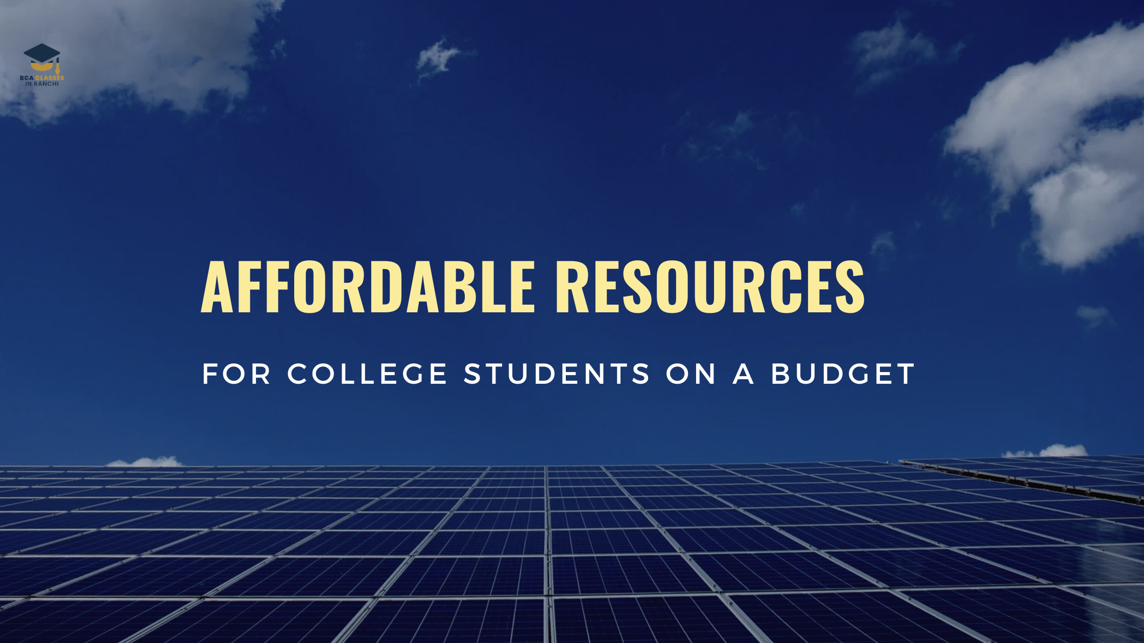 Affordable Resources for College Students on a Budget